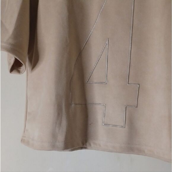 Sumwon Beige Graphic T-Shirt - Picture 12 of 15